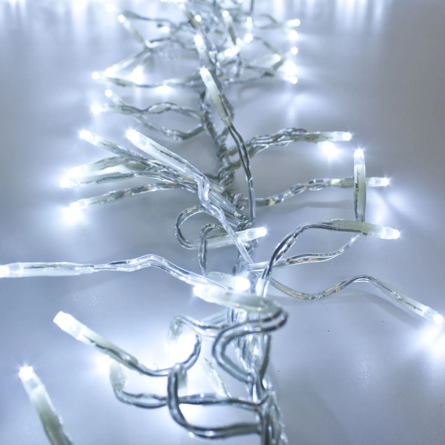 Catena Festone di Luce 12,5 m, 1100 miniled bianco freddo