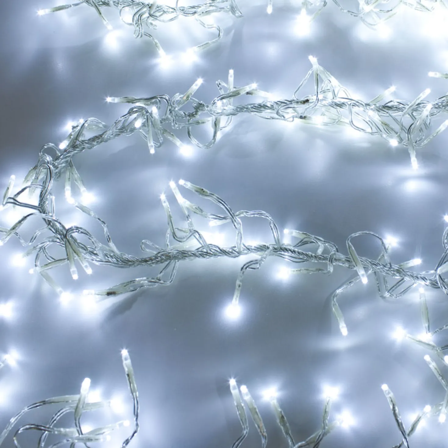 Catena Festone di Luce 12,5 m, 1100 miniled bianco freddo