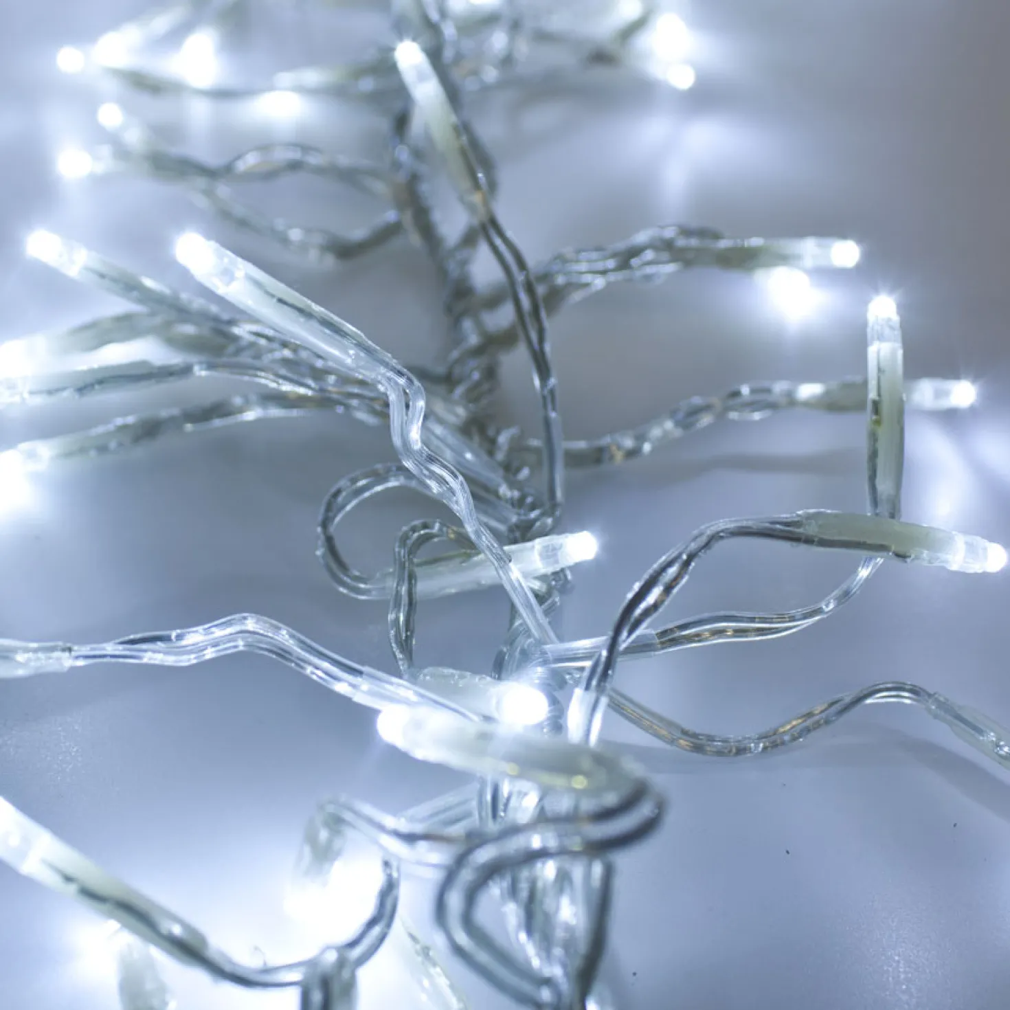 Catena Festone di Luce 12,5 m, 1100 miniled bianco freddo