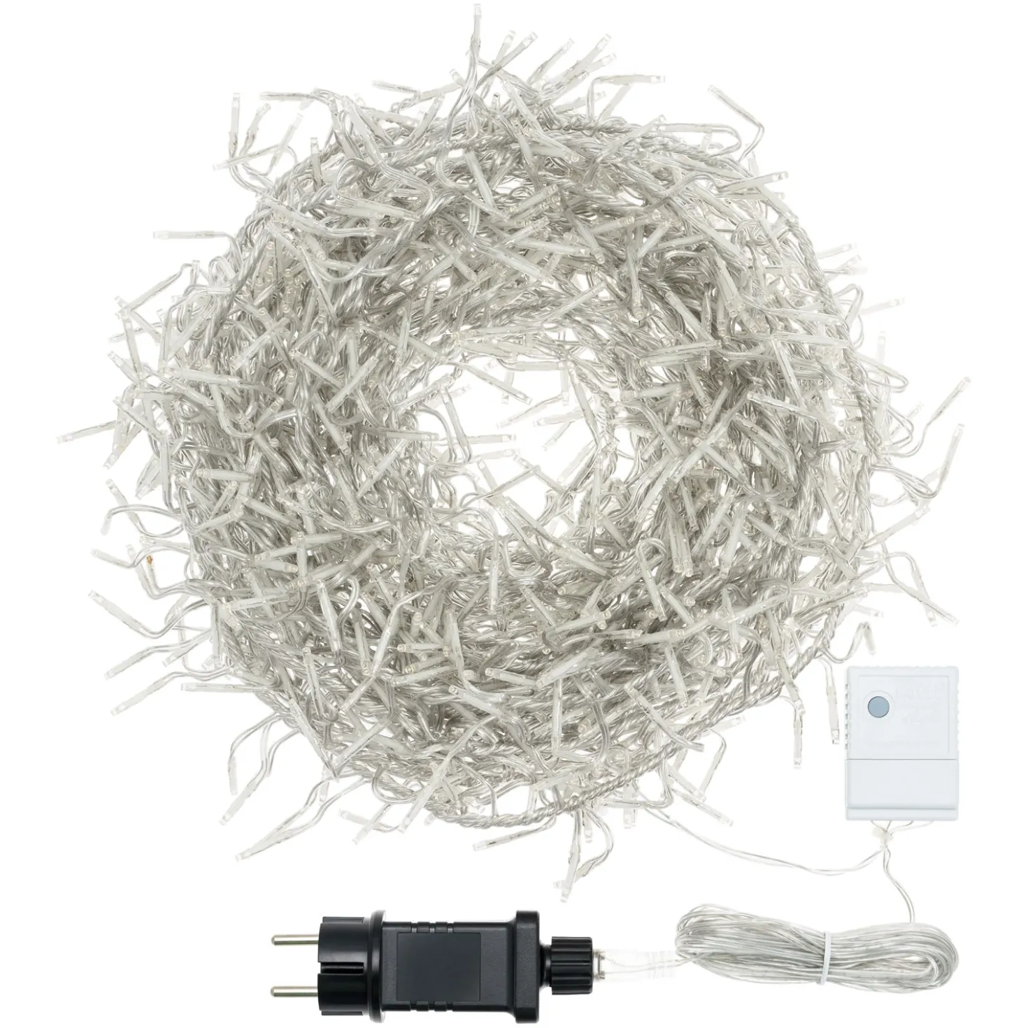 Catena Festone di Luce 12,5 m, 1100 miniled bianco freddo
