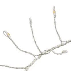 Catena Festone 10 m, 800 microled bianco caldo e RGB, cavo metal argento
