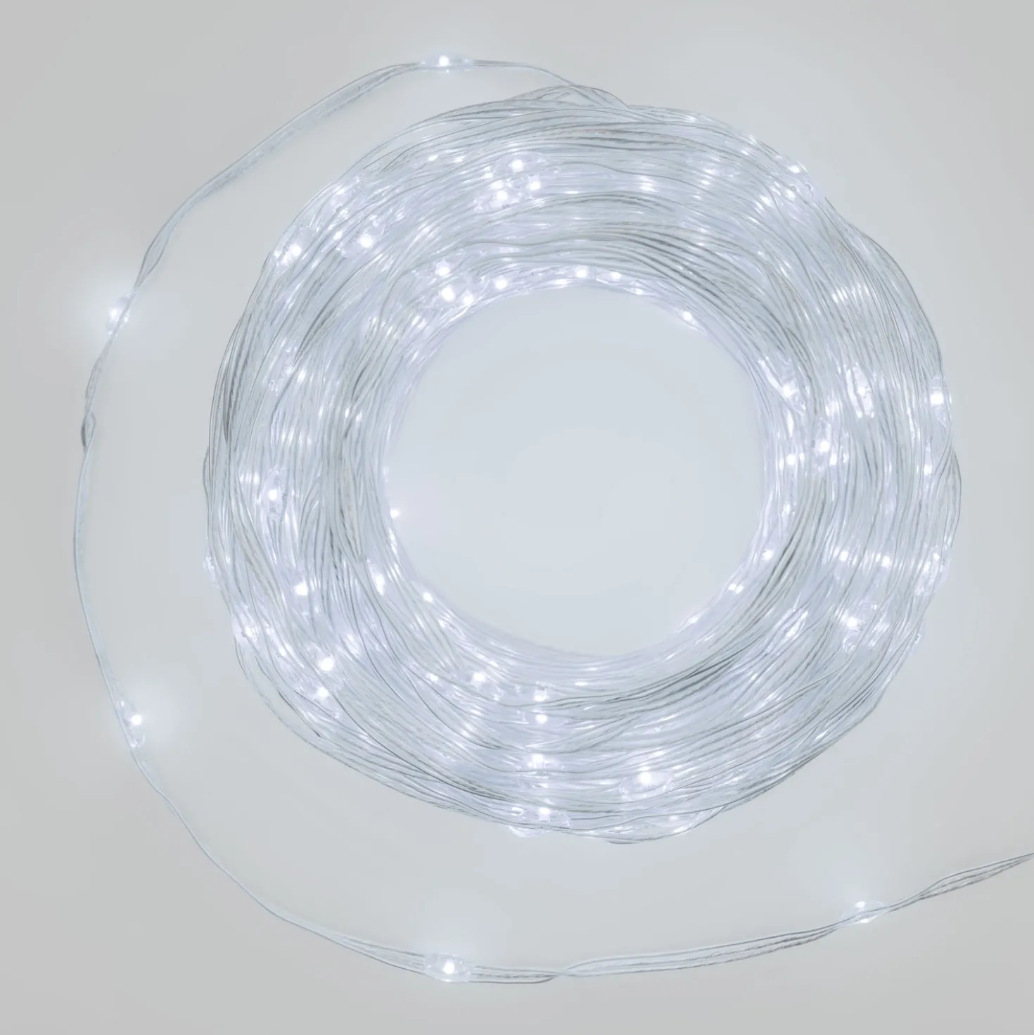 Catena Gocce di Luce da 30 m, 400 Led ultra luminosi bianco freddo
