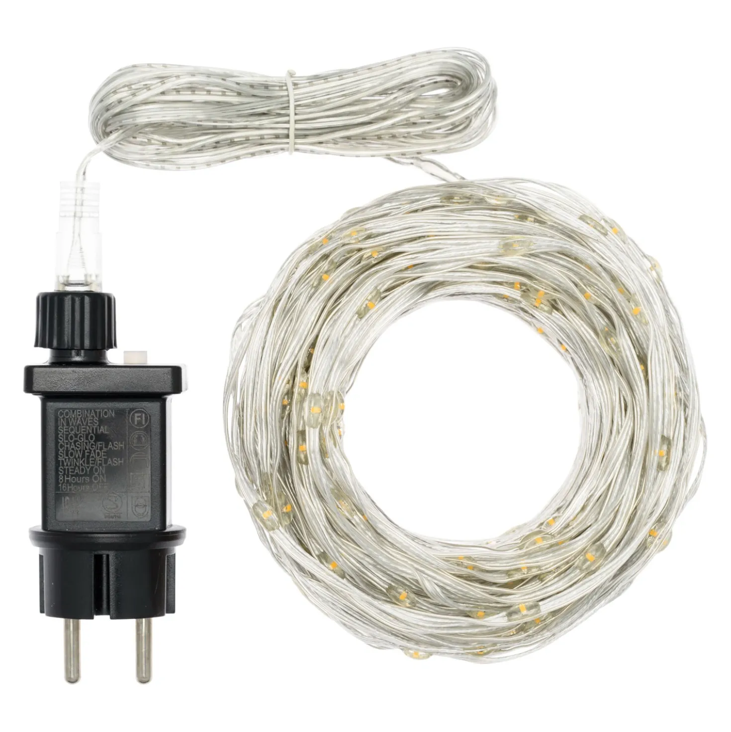 Catena Gocce di Luce da 30 m, 400 Led ultra luminosi bianco freddo