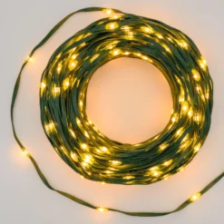 Catena Gocce di Luce da 30 m, 400 Led ultra luminosi extra caldo