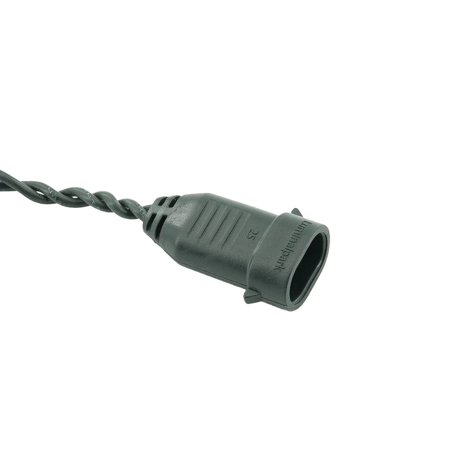 Catena Green Wall Light, 3,15 m, 16 maxiled Dual Color bianco caldo, cavo verde scuro, prolungabile