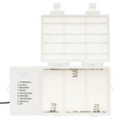 Catena luminosa a batteria, 500 led extra caldo