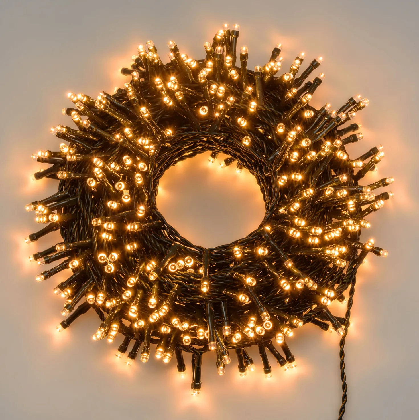 Catena luminosa, 1500 led bianco extra caldo