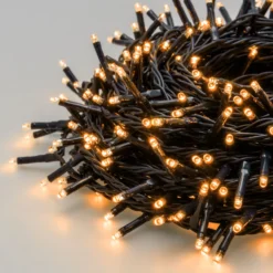 Catena luminosa, 750 miniled bianco extra caldo