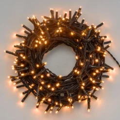 Catena luminosa, 360 miniled bianco extra caldo