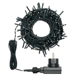 Catena luminosa, 180 miniled bianco extra caldo