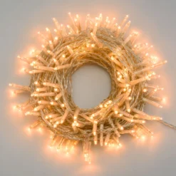 Catena luminosa, 180 miniled bianco extra caldo