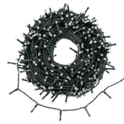 Catena 30 m, 500 Dual LED bianco caldo e bianco extra caldo