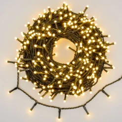 Catena 30 m, 500 Dual LED bianco caldo e bianco extra caldo