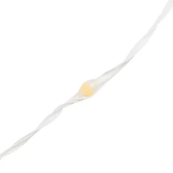 Catena MicroLED di 50 m, 500 microled bianco extra caldo, cavo bianco
