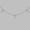Catena 5 m, 5 lampadine led Edison Ø 64 mm di 4 watt dimmerabili, cavo bianco, prolungabile
