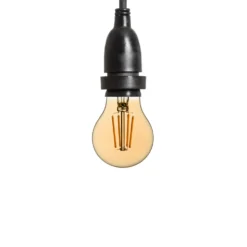 Catena 5 m, 8 lampadine led pendenti goccia Ø 67 mm 8 Watt dimmerabili, h 70 cm, prolungabile