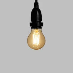 Catena 5 m, 8 lampadine led pendenti goccia Ø 60 mm di 4 Watt, h 30 cm, prolungabile