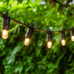 Catena 6 m, 20 lampadine Ø 18 mm, filament led bianco caldo, prolungabile, senza presa