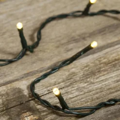 Catena 1 m, 10 led bianco caldo