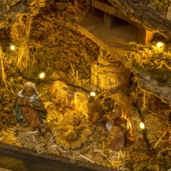 Catena 1 m, 10 led bianco caldo