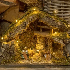 Catena 1 m, 10 led bianco caldo