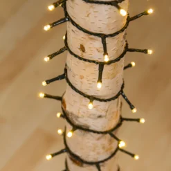 Catena 5 m, 100 led bianco caldo