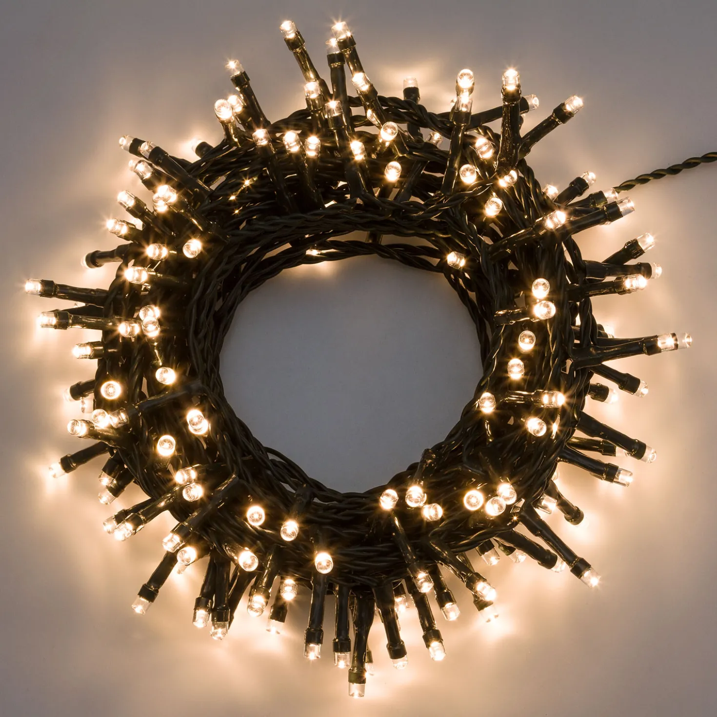 Catena 12,5 m, 300 led bianco caldo