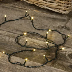 Catena 4 m, 40 led bianco caldo
