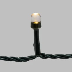 Catena 100 m, 1000 Led Convex Ø 8 mm, bianco caldo, cavo verde