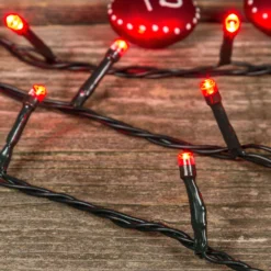 Catena 6 m, 80 led rossi