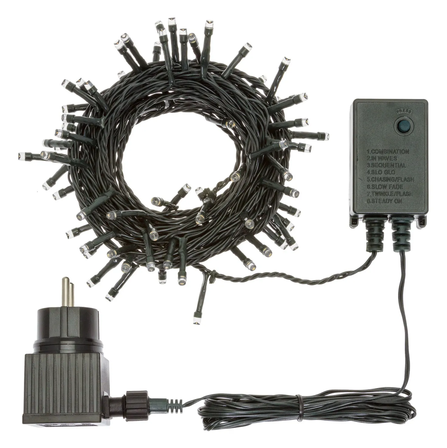 Catena 6 m, 80 led rossi