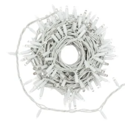 Catena 20 m, 200 maxiled bianco caldo, cavo bianco, prolungabile, IP67