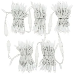 Catena 20 m, 200 maxiled bianco caldo, cavo bianco, prolungabile, IP67