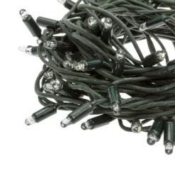 Catena 20 m, 200 maxiled bianco caldo, cavo verde, prolungabile, IP67