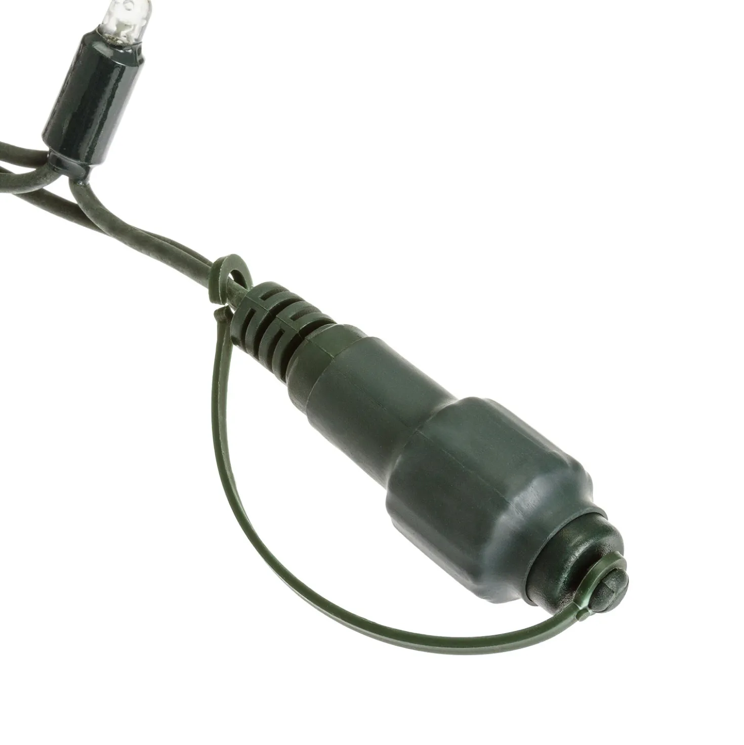 Catena 20 m, 200 maxiled bianco caldo, cavo verde, prolungabile, IP67