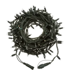 Catena 20 m, 120 maxiled bianco caldo, cavo verde, prolungabile, IP67
