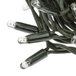 Catena 20 m, 120 maxiled bianco caldo, cavo verde, prolungabile, IP67