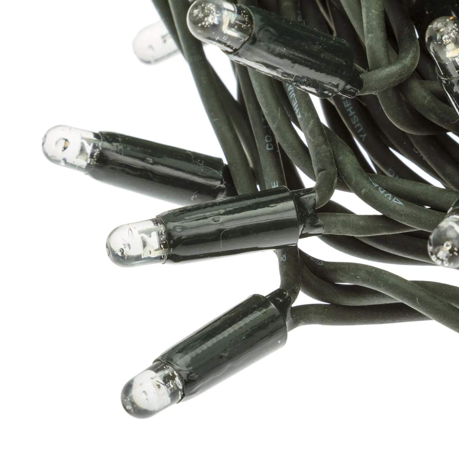 Catena 20 m, 120 maxiled bianco caldo, cavo verde, prolungabile, IP67