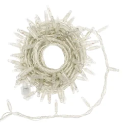 Catena 10 m, 96 maxiled bianco caldo, cavo trasparente, prolungabile