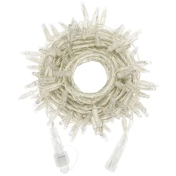 Catena 10 m, 96 maxiled bianco caldo, cavo trasparente, prolungabile
