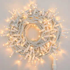 Catena 20 m, 200 maxiled bianco caldo, cavo bianco, prolungabile, IP67