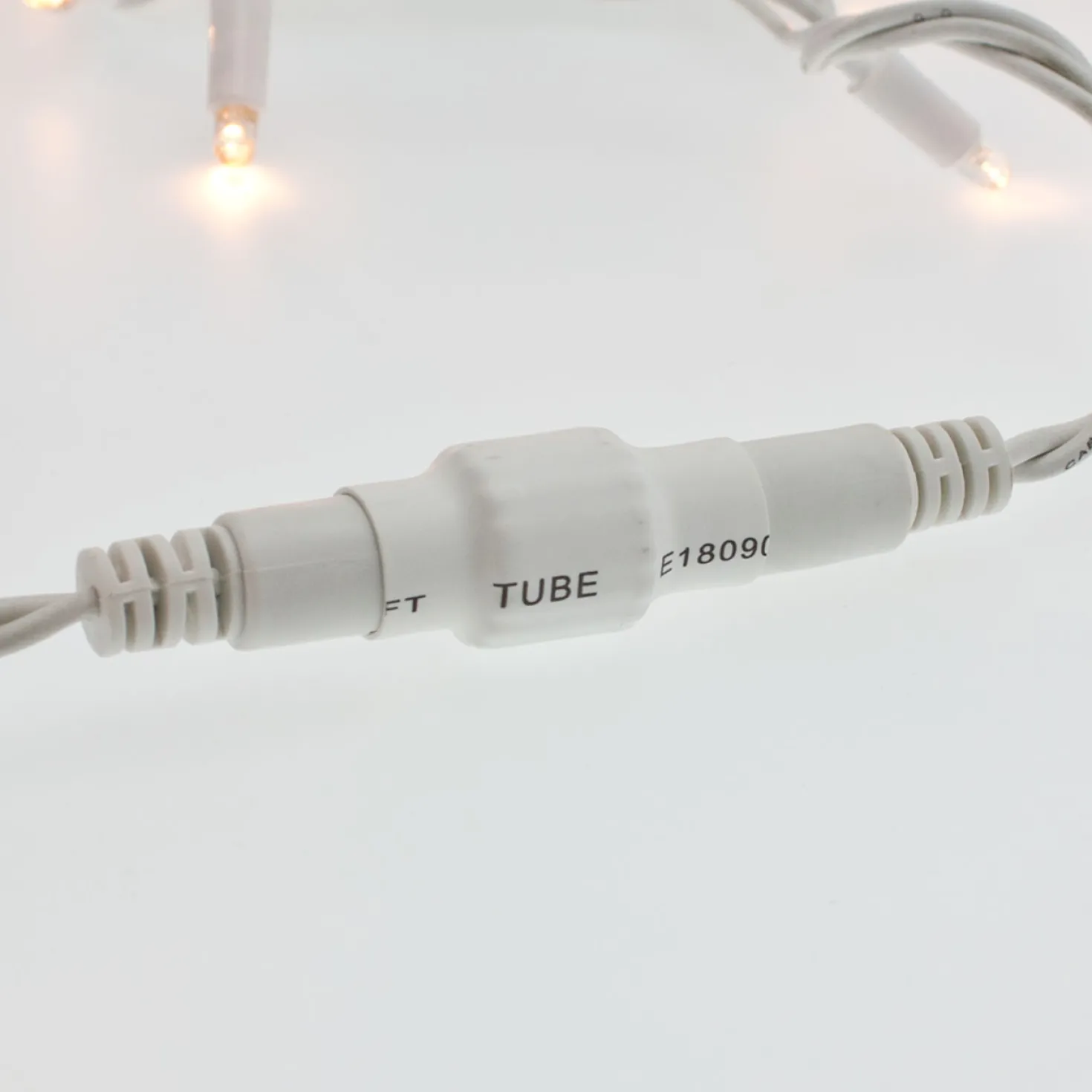Catena 10 m, 200 maxiled bianco caldo e bianco freddo, cavo bianco, prolungabile, IP67