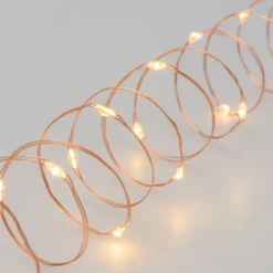 Catena 20 m, 400 microled bianco caldo