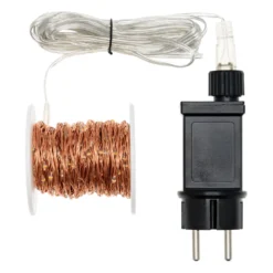 Catena 20 m, 400 microled bianco caldo
