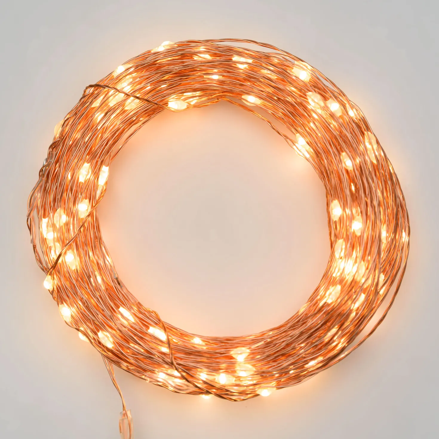 Catena 20 m, 200 microled bianco caldo