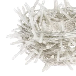 Catena 13,1 m, 180 miniled bianco caldo, cavo trasparente