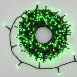 Catena 25,7 m, 360 miniled verdi, cavo verde