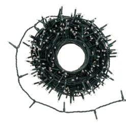 Catena 25,7 m, 360 miniled verdi, cavo verde