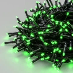 Catena 25,7 m, 360 miniled verdi, cavo verde