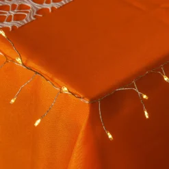 Catena Nastro di Luce a batteria 3 m, 150 microled bianco caldo, cavo argento